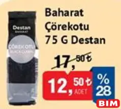 DESTAN BAHARAT ÇÖREKOTU 75 G